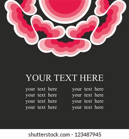 Ornament background, vector