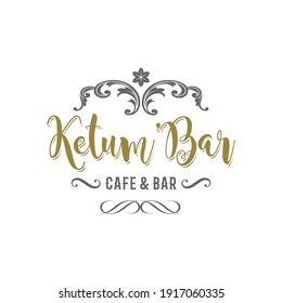 ornament badge logo design eps