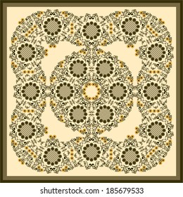 ORNAMENT BAROQUE IN SQUARE 3    