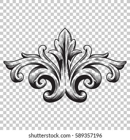 Ornament in baroque style.