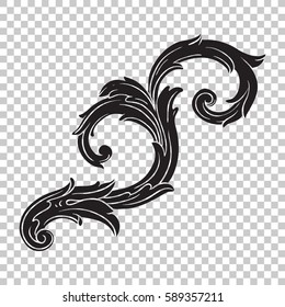 Ornament in baroque style.