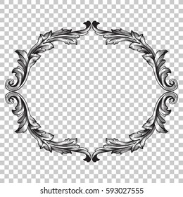 Ornament in baroque style.