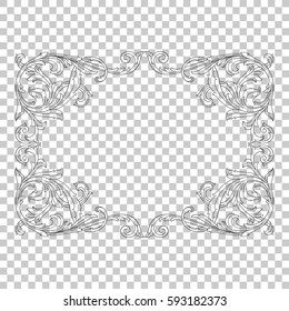 Ornament in baroque style