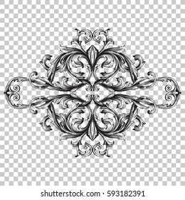 Ornament in baroque style