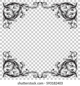 Ornament in baroque style