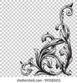 Ornament in baroque style