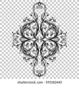 Ornament in baroque style