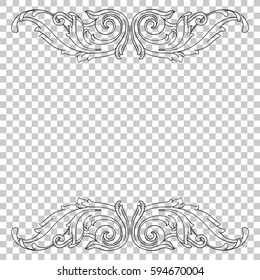 Ornament in baroque style