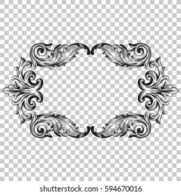 Ornament in baroque style