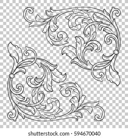 Ornament in baroque style