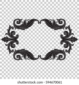 Ornament in baroque style