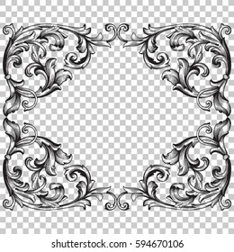 Ornament in baroque style