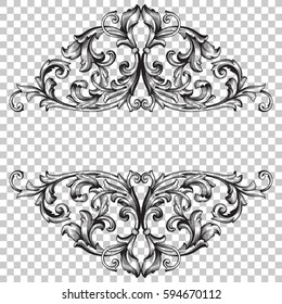 Ornament in baroque style