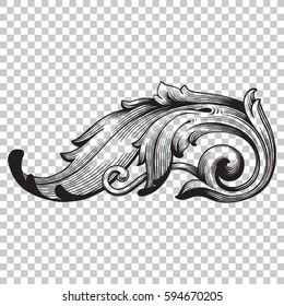 Ornament in baroque style