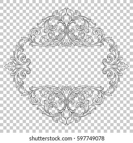 ornament in baroque style