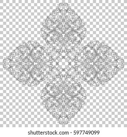 ornament in baroque style