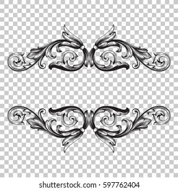 Ornament in baroque style