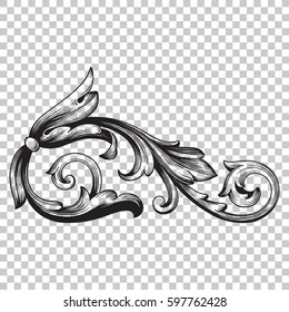 Ornament in baroque style