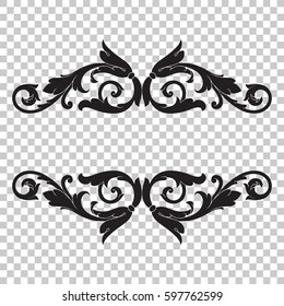 Ornament in baroque style