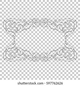 Ornament in baroque style