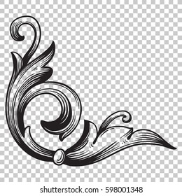 ornament in baroque style