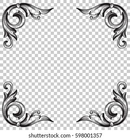 ornament in baroque style