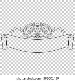 ornament in baroque style