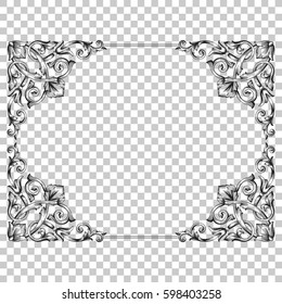 Ornament in baroque style