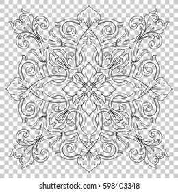 Ornament in baroque style