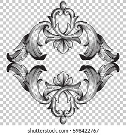 Ornament in baroque style