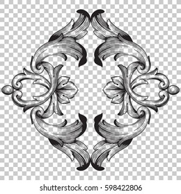 Ornament in baroque style