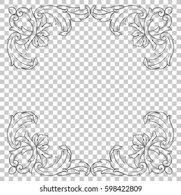 Ornament in baroque style