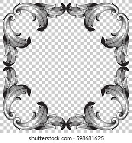 ornament in baroque style