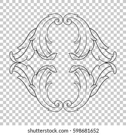 ornament in baroque style