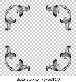 ornament in baroque style