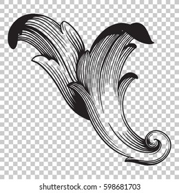 ornament in baroque style