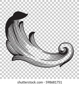 ornament in baroque style