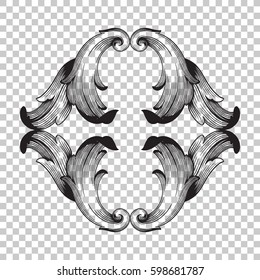 ornament in baroque style