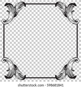ornament in baroque style