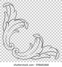 ornament in baroque style