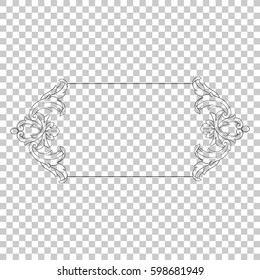 ornament in baroque style