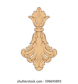 ornament in baroque style