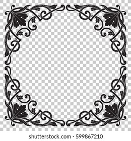 ornament in baroque style