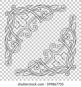 ornament in baroque style