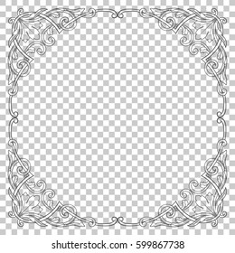 ornament in baroque style