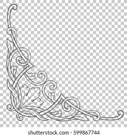 ornament in baroque style