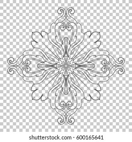 ornament in baroque style