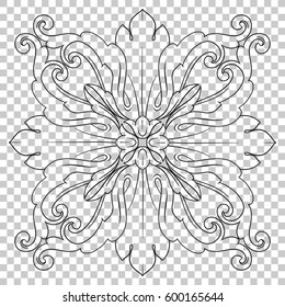 ornament in baroque style