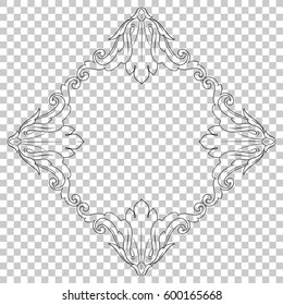 ornament in baroque style