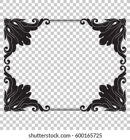 ornament in baroque style